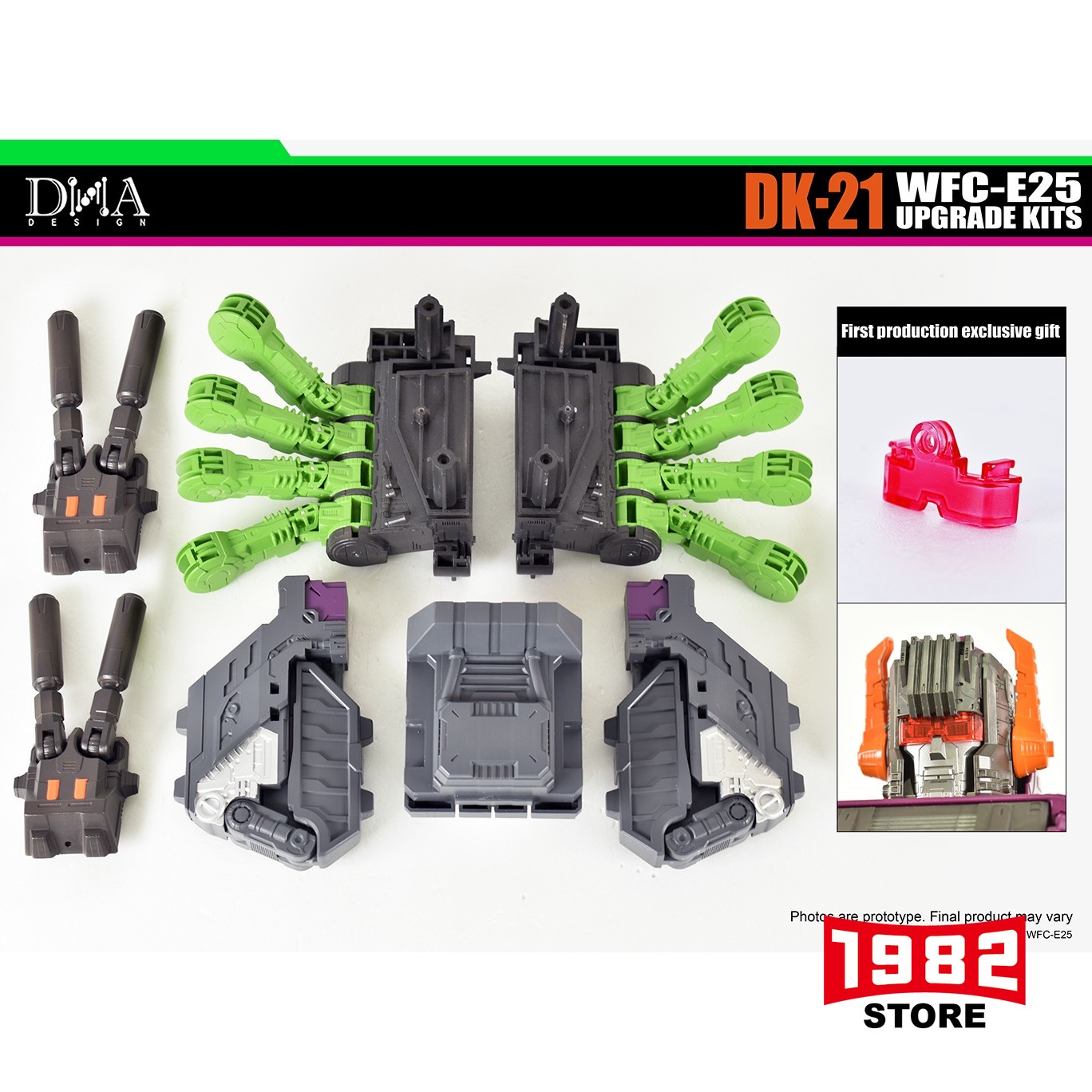 DNA DK21 WFC-E25 corponok UPGRADE KITS For Transformers Toys Action Figure