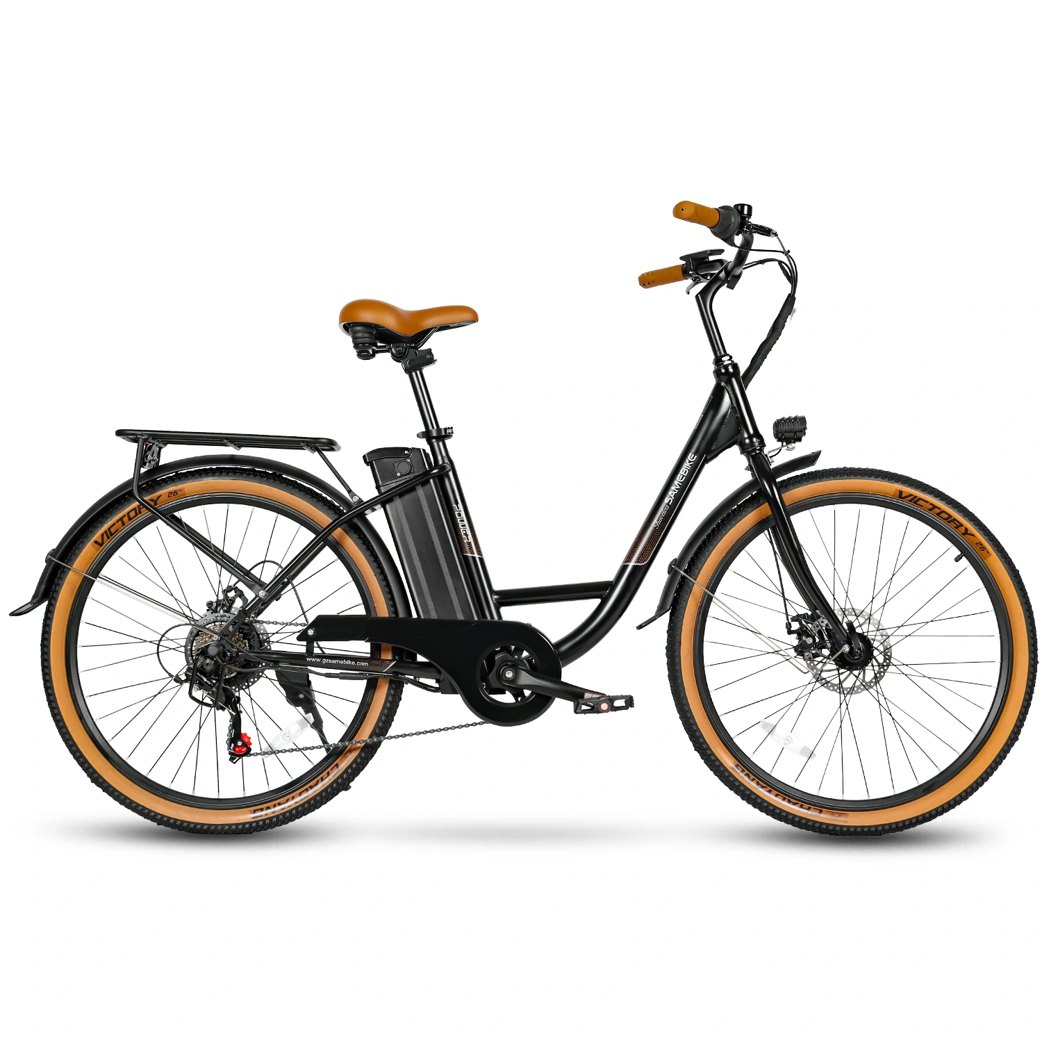 SAMEBIKE TDE10Z 26" Commuter E-Bike with 350W Motor 36V 10.4Ah Battery 