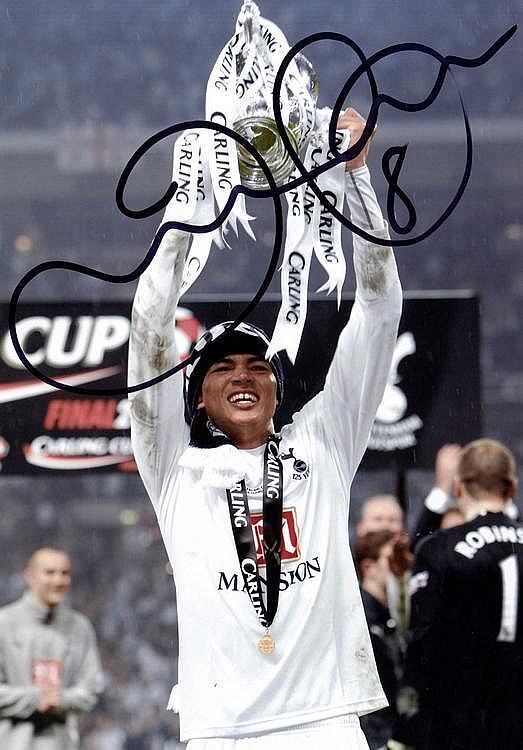 JERMAINE JENAS Signed Photo Poster paintinggraph - England / Tottenham / Nottm Forest - Preprint