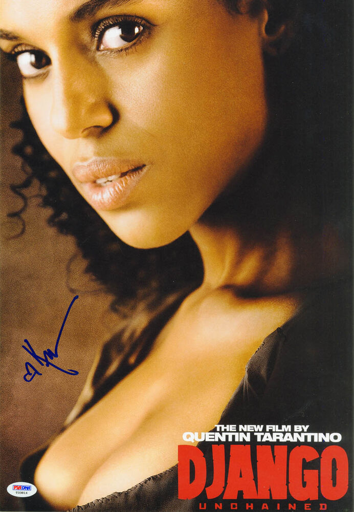 Kerry Washington SIGNED 12x18 Photo Poster painting Broomhilda Django Unchained PSA/DNA