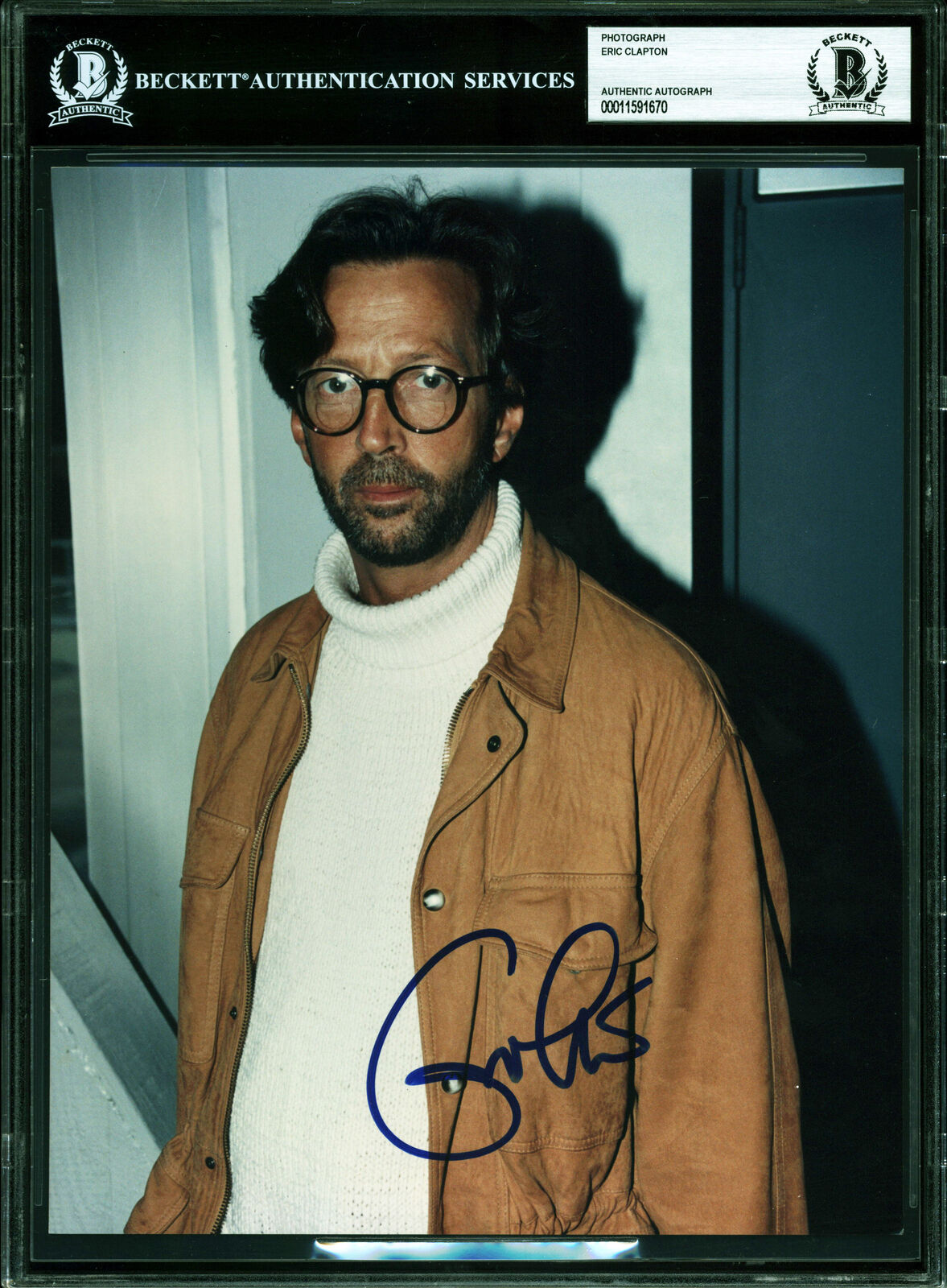 Eric Clapton Authentic Signed 8x10 Photo Poster painting Autographed BAS Slabbed