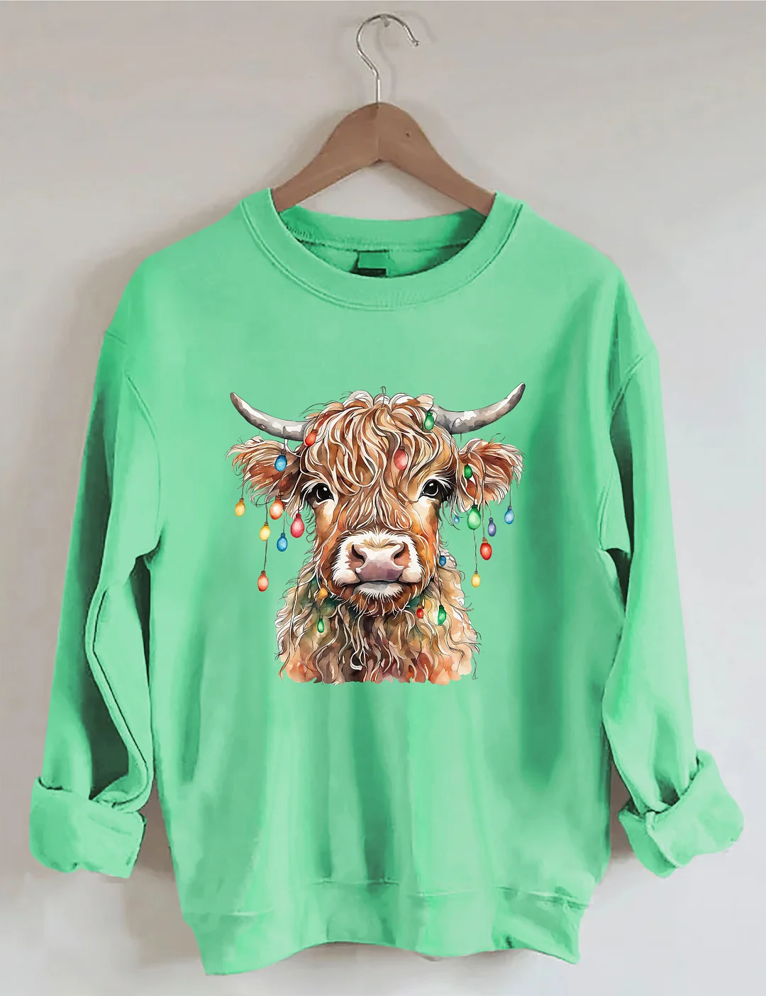 Christmas Cow Sweatshirt