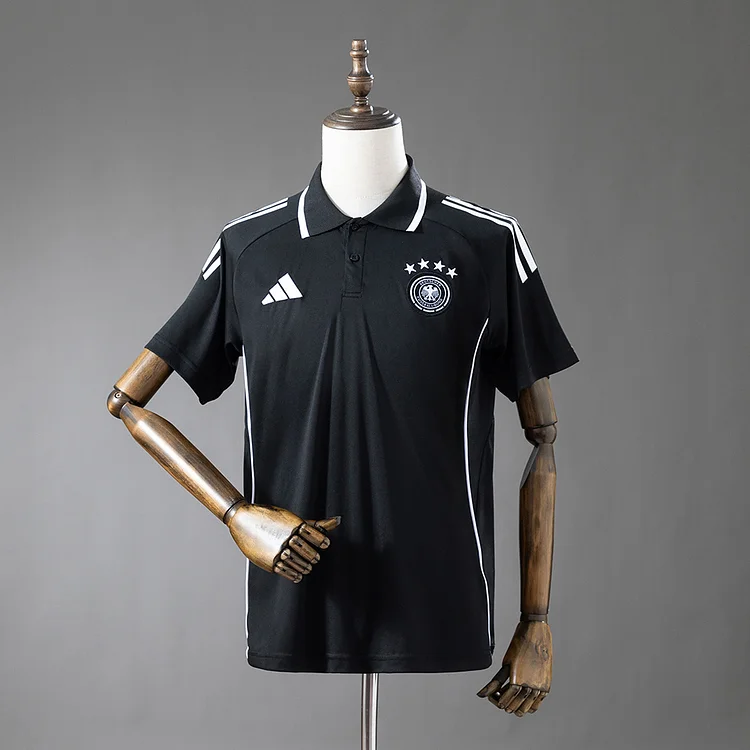 Germany 2026 World Cup Black Polo Shirt1:1 Thai Quality