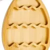 Snack Dish Home Kitchen Dried Fruit Plate Bamboo Products