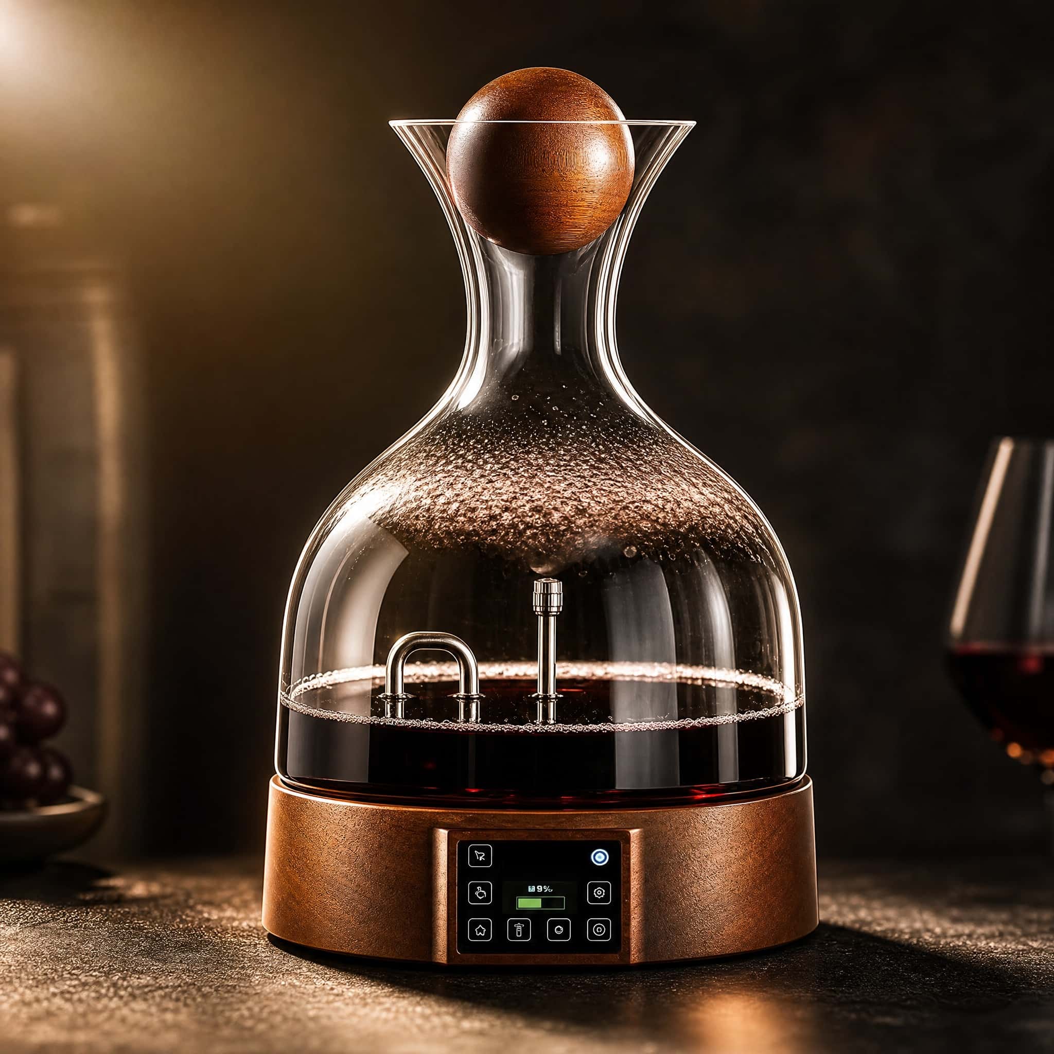 Fromtea Smart Electric Wine Decanter and Fountain Aerator _Fromtea&reg; Official Store