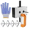 Efficient Wire Pullers with Hex Shank 0.3 Inch Max Wire Fishing Tool Multi-Purpose Fish Tape Cable Pulling Tool for Electrical Installation/Threading Machine