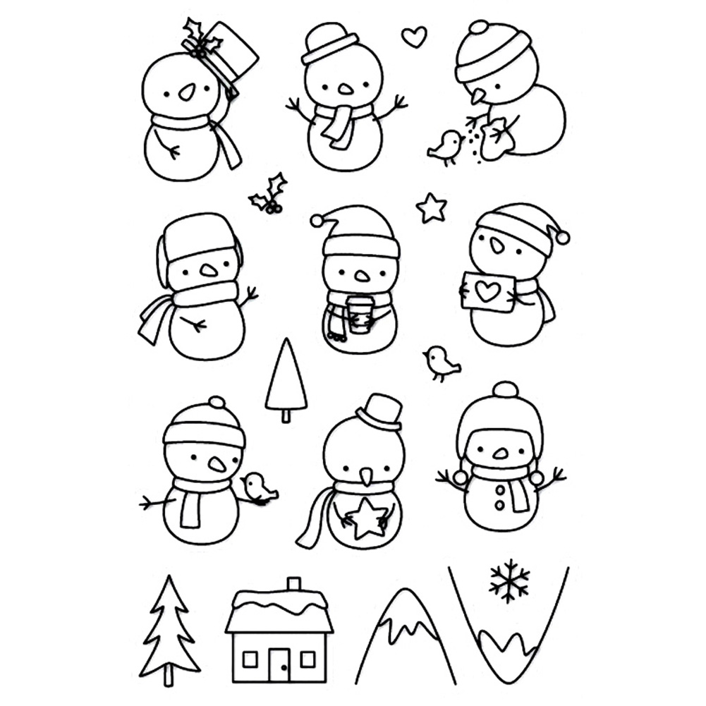 

Snowman (Seal) - Paper Craft Cutting Dies, 501 Original