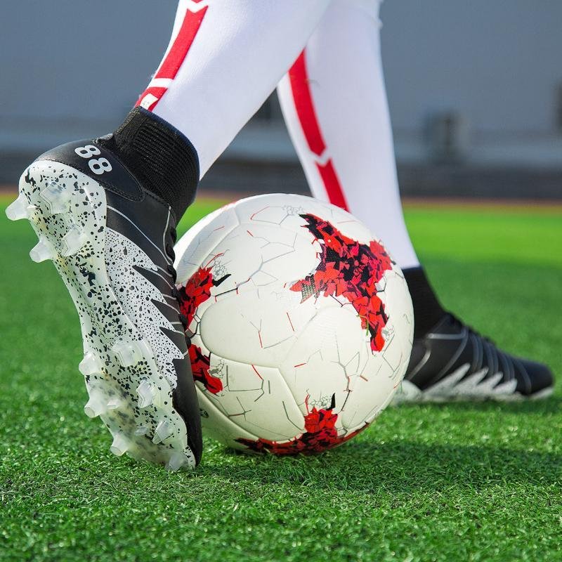 Men Shoes - Men's Soccer Shoes Grass Sports Football Boots Comfortable Non-slip Shoes Teen 