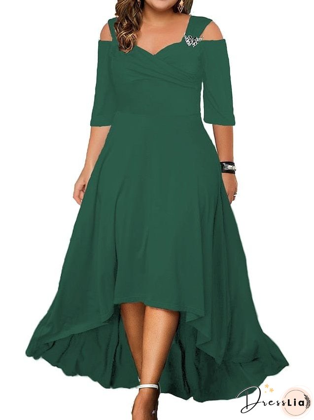 Square Neckline Mini Dress