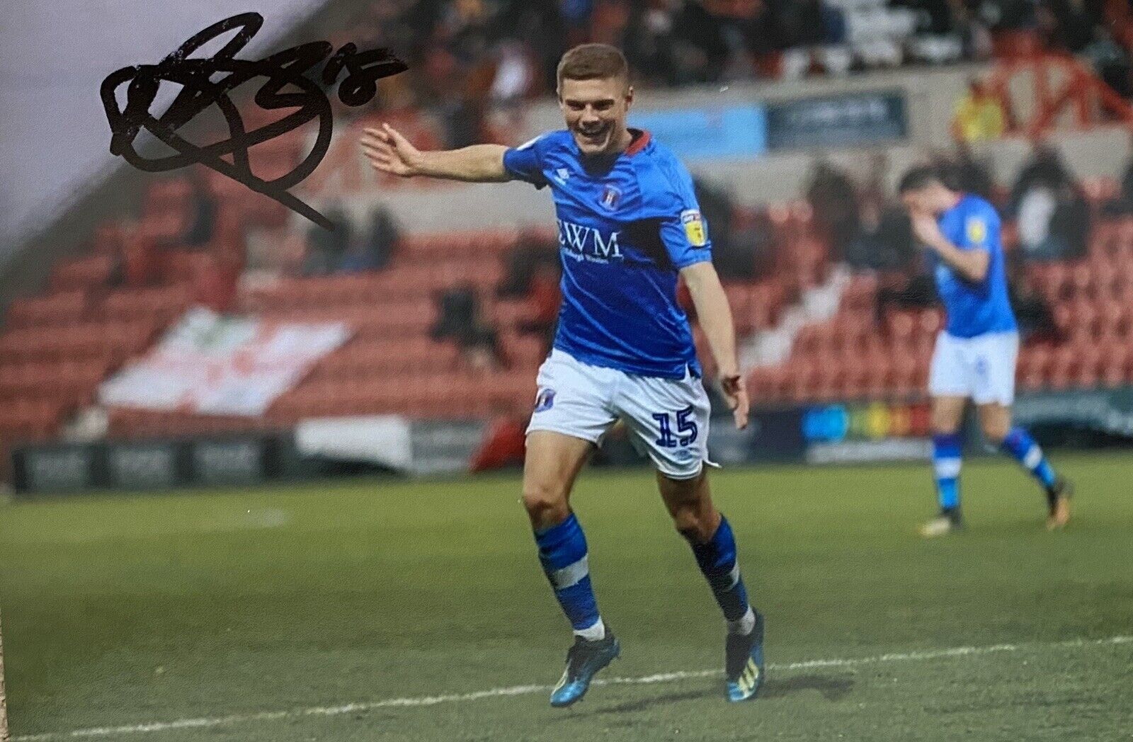 Regan Slater Genuine Hand Signed Carlisle United 6X4 Photo Poster painting