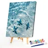 Beach Butterfly-Paint by Numbers Acrylic Painting 40*50cm