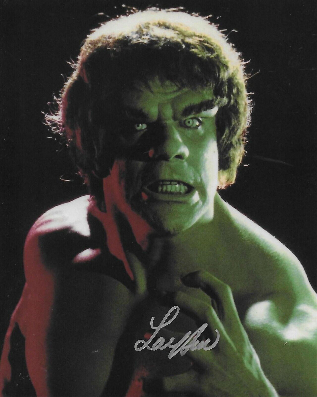 Lou Ferrigno Original In Person Autographed 8X10 Photo Poster painting - The Hulk #27