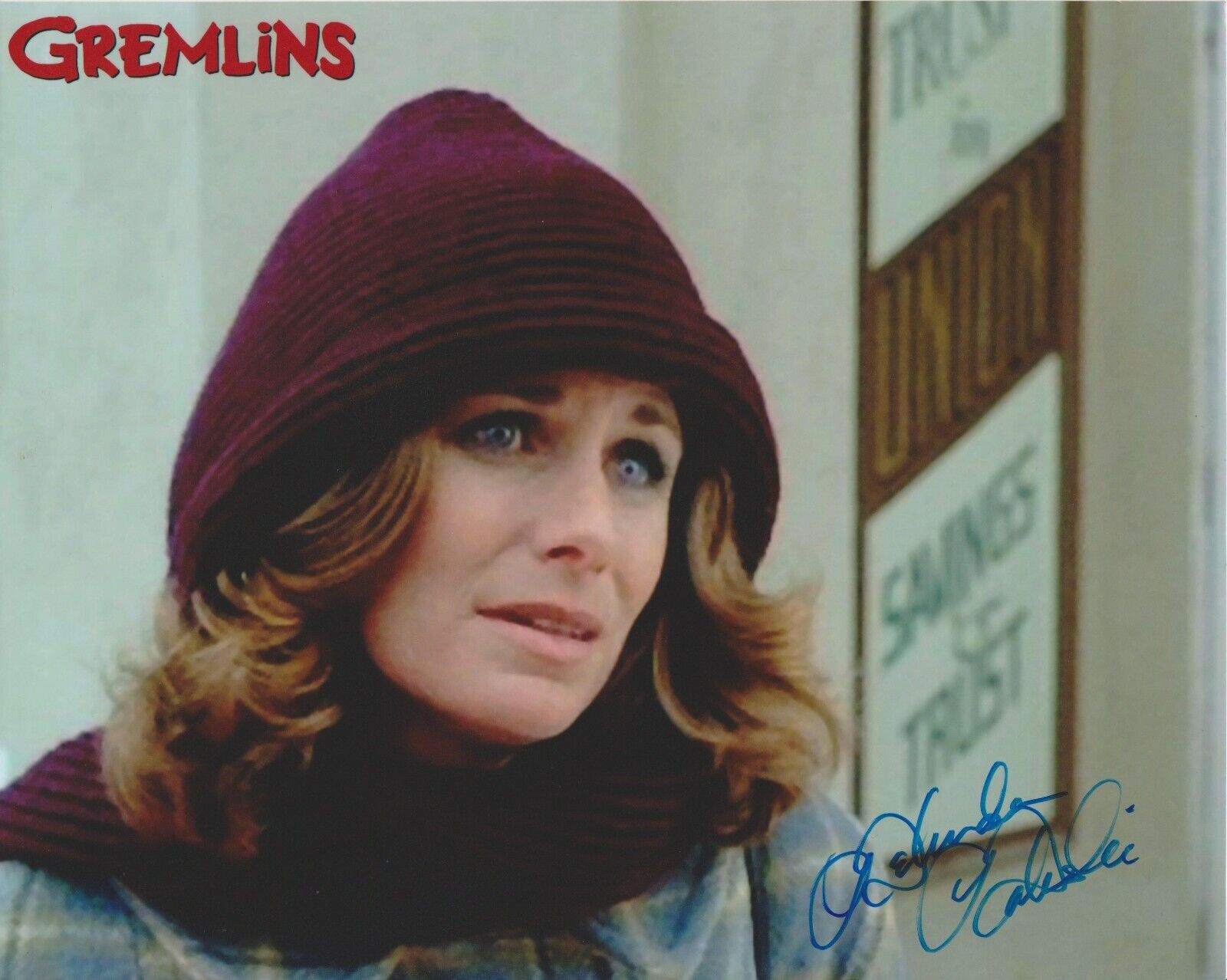 Belinda Balaski Gremlins #3 Signed 8x10 Photo Poster painting