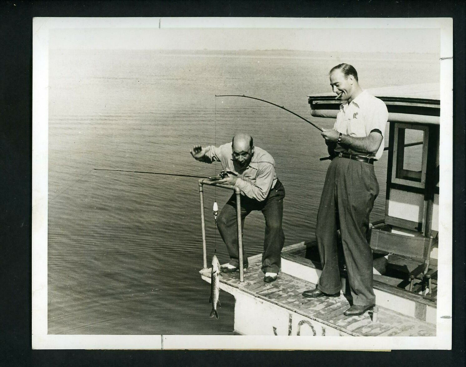 Steve Sundra & Benny Bengough 1941 Type 1 Press Photo Poster painting Washington Senators