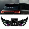 Dynamic Breathing Solar LED Car Window Warning Light Demon Eye