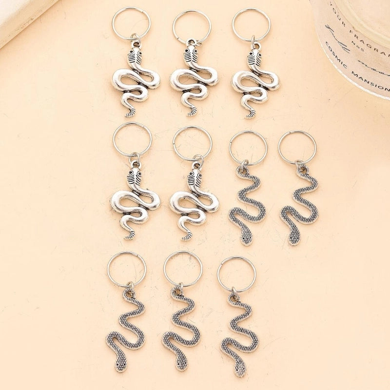 Women’s Minimalist Snake Alloy Plating Hair Buckle