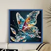 Butterfly-11CT Stamped Cross Stitch 40*40cm/15.75*15.75in tapestrymarket