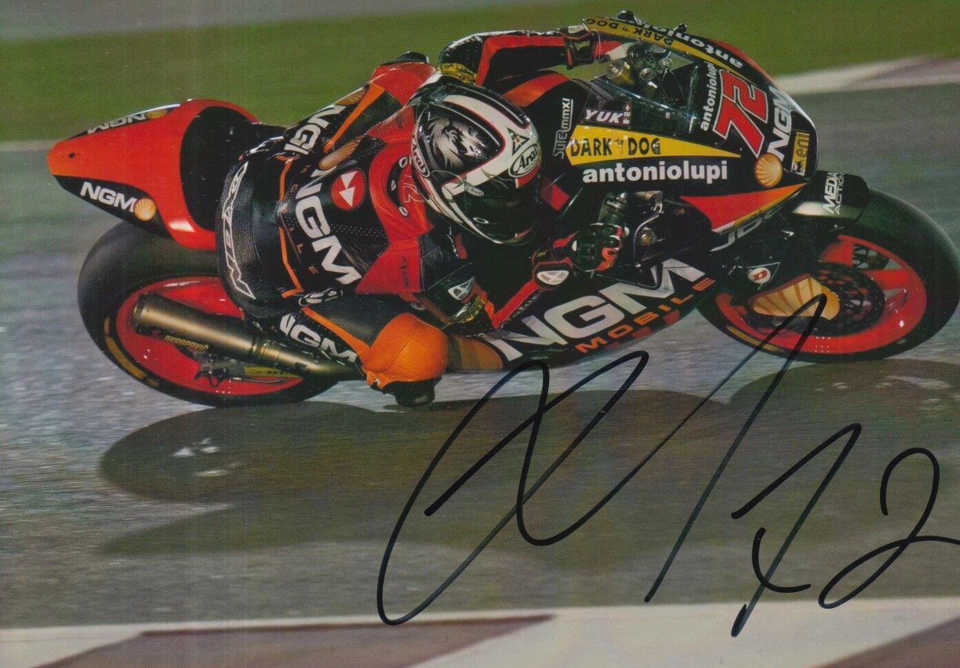 Yuki Takahashi Hand Signed 7x5 Photo Poster painting NGM Mobile Forward Moto2 MotoGP 1.