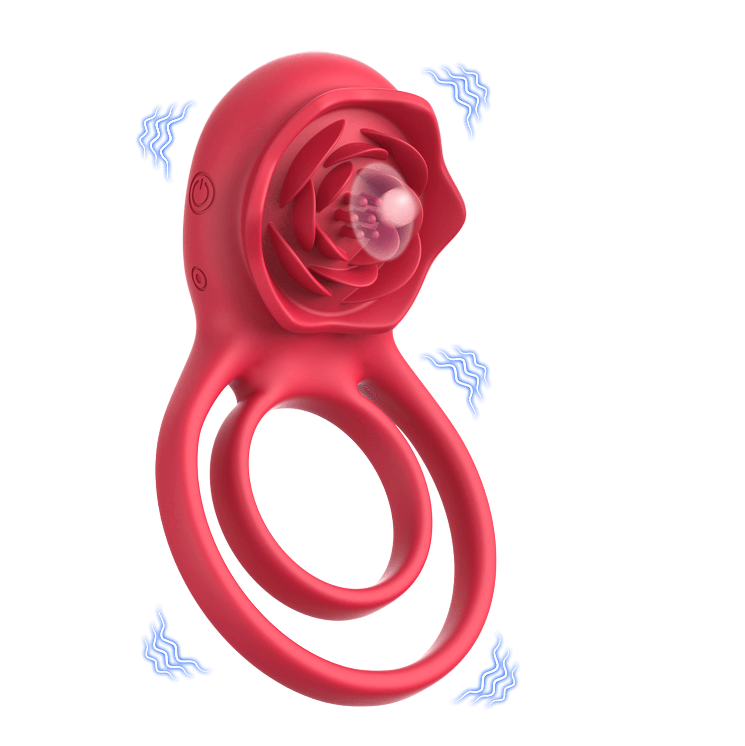 Rose Clit Vibrator and Cock Ring for Couples