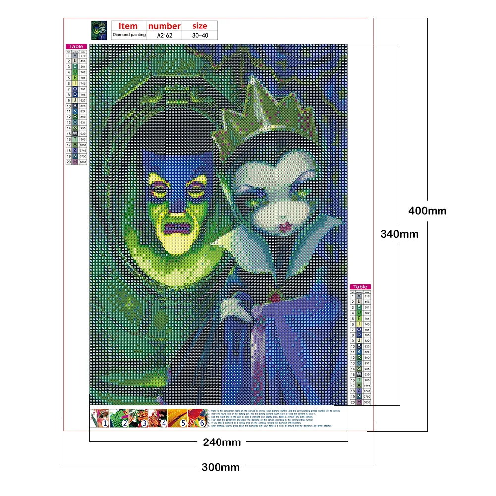 Full Round Diamond Painting 30*40cm - Big Eyes Doll