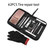 46/62 Piece Set Of Quick First Aid Cloth Kit And Tire Repair Tools-Delis666-Adracos