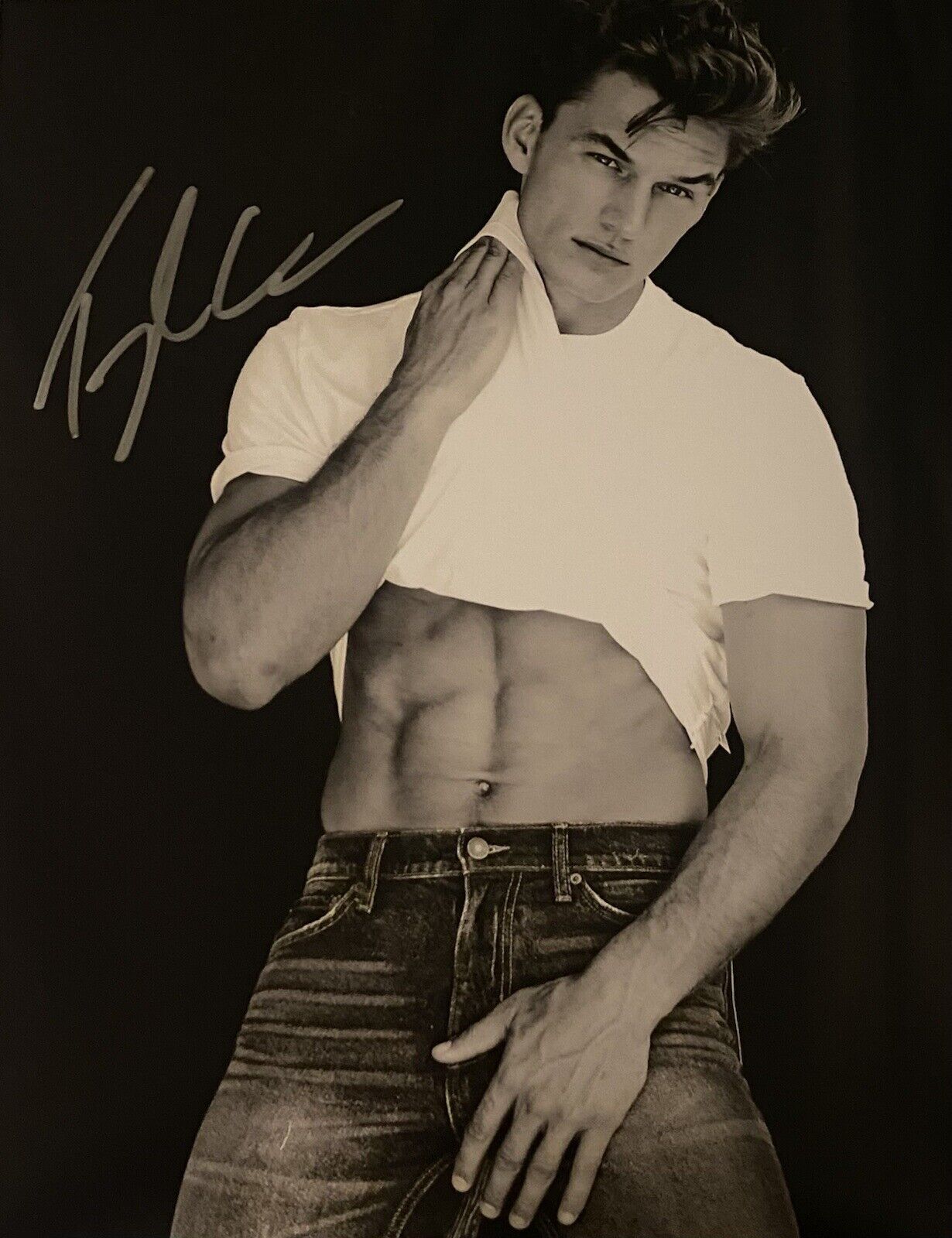 Tyler Cameron Signed Autographed 8x10 Photo Poster painting Sexy , Male Model The Bachelorette?