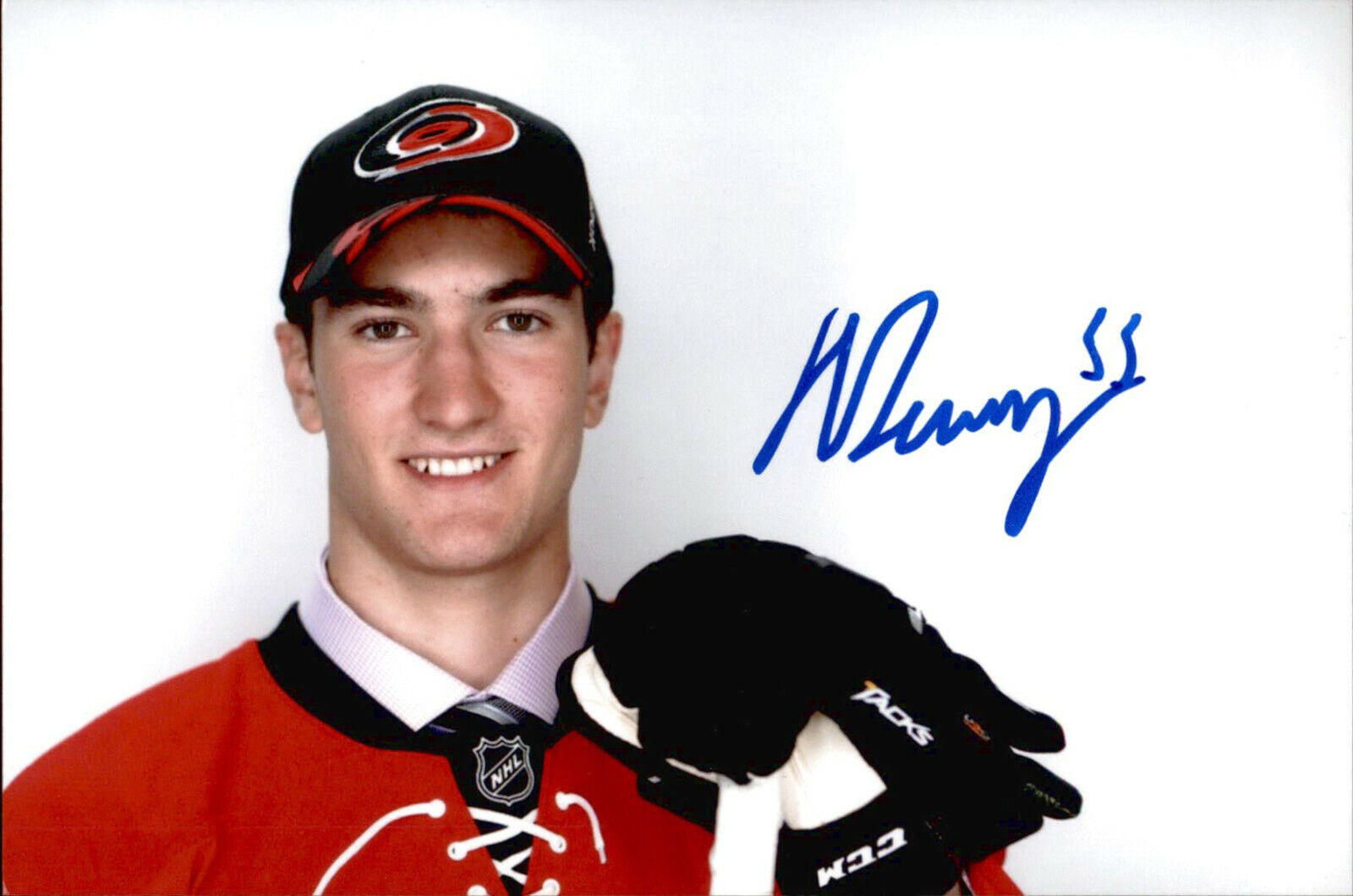 Nicolas Roy SIGNED autographed 4x6 Photo Poster painting CAROLINA HURRICANES