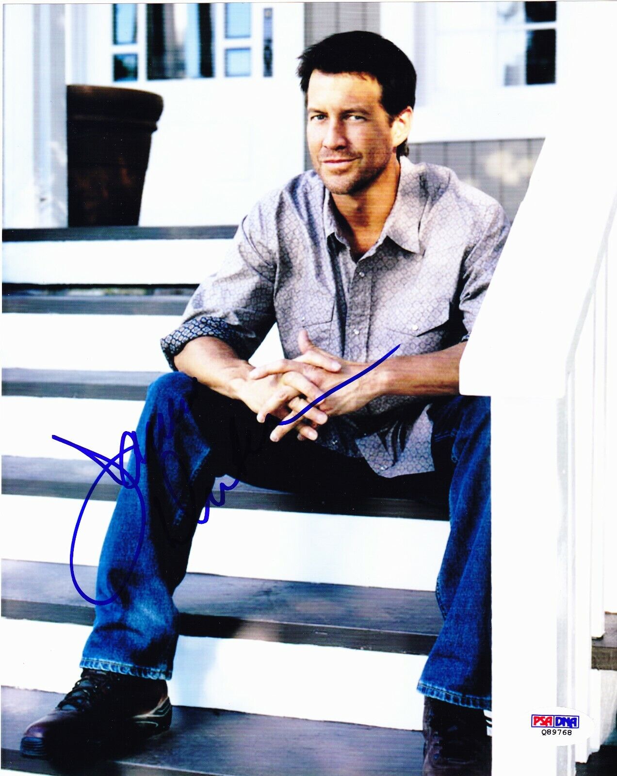 James Denton signed 8x10 color Photo Poster painting-The Good Witch,Desperate Housewives PSA/DNA