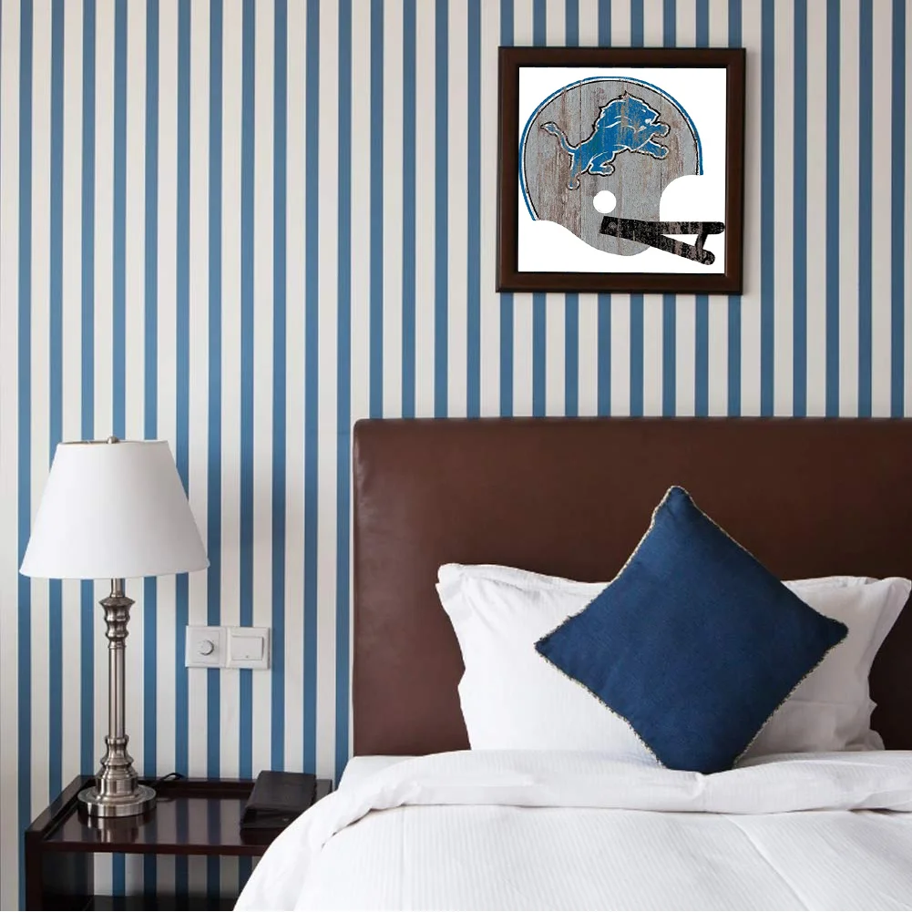 Diamond Painting - Full Round Drill - Detroit Lions(30*30cm)