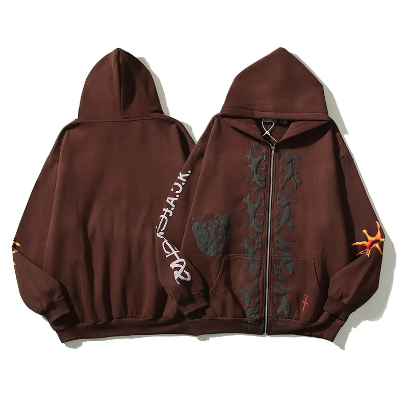 Men's Mastermind Skull Graphic Zip Hoodie