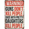 Warning - Vintage Metal Signs(12*16Inch) - Warning