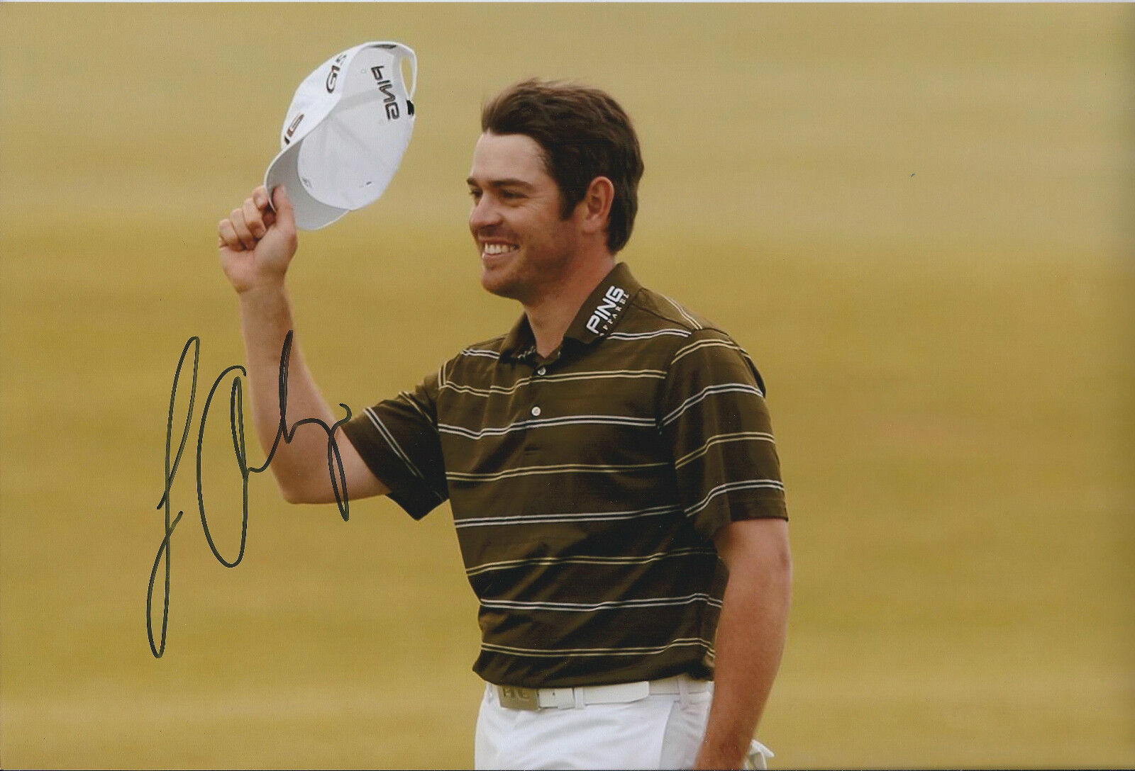 Louis OOSTHUIZEN SIGNED Autograph 12x8 Photo Poster painting AFTAL COA OPEN Winner 2010 SCOTLAND