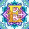 （Multi-Style)Mandala Alphabetr A-Full Round Diamond Painting 30*30CM