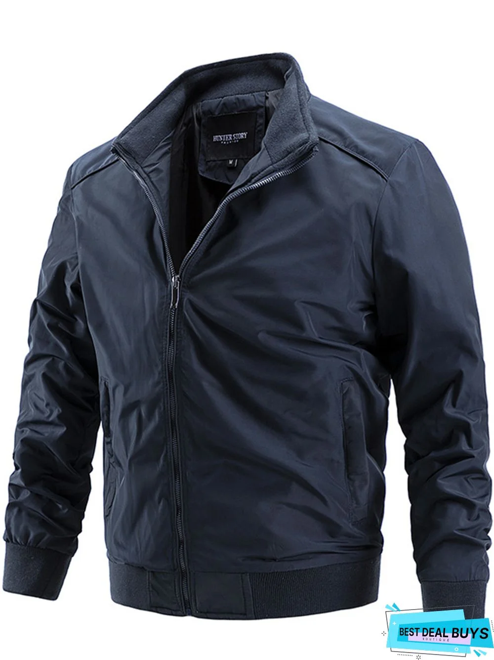 Men's Casual Solid Color Thin Jacket Coat