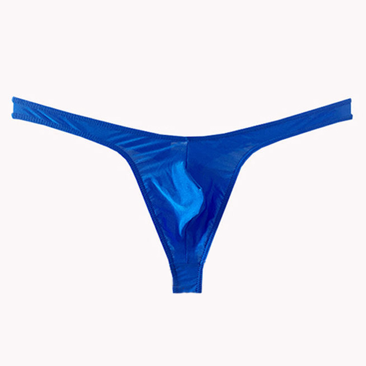 Men's Ultra-Thin Ice Silk U-Convex Sexy Thong