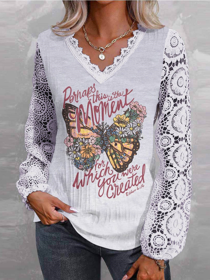 Women Half Sleeve V-neck Solid Color Dress