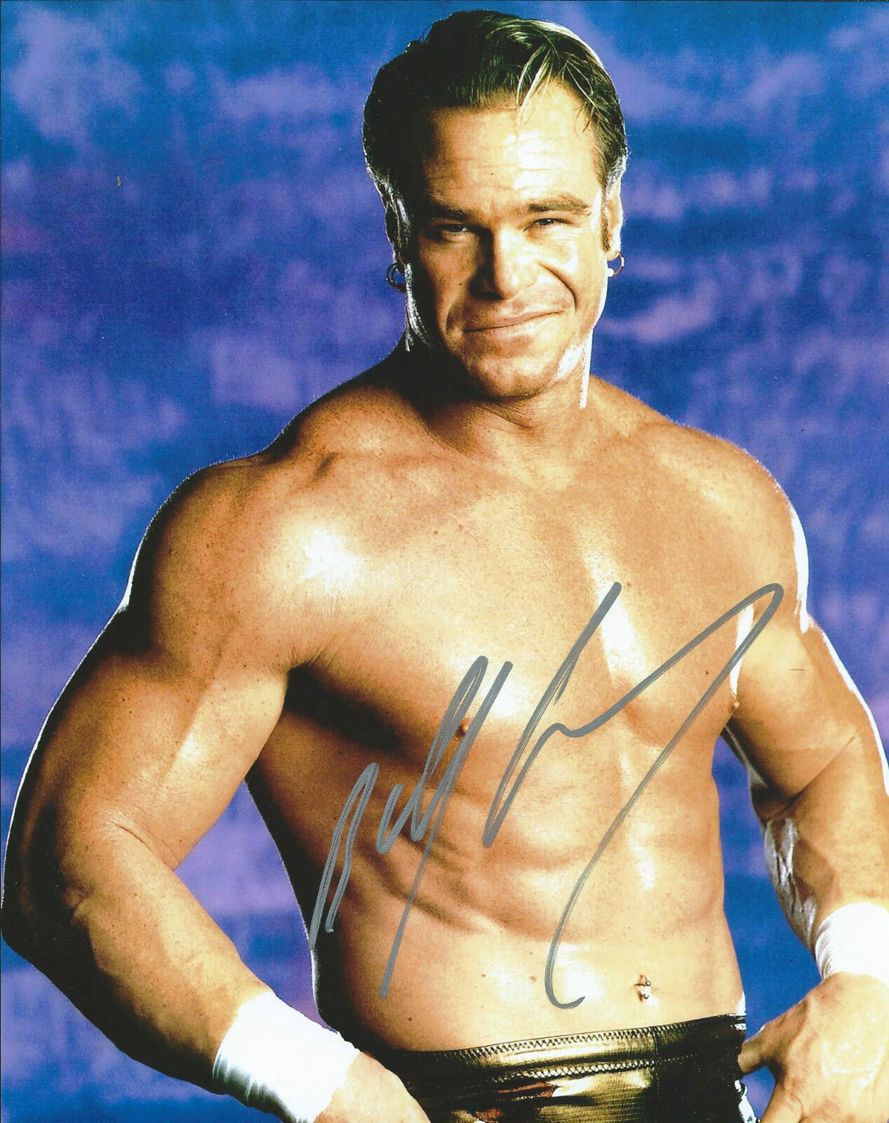 **GFA WWE Wrestling Champion *BILLY GUNN* Signed 8x10 Photo Poster painting MH2 COA**