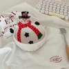 Christmas Snowman - shaped Ceramic Plates and Bowls