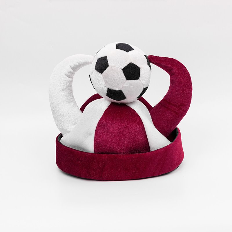 2022 World Cup Qatar Flag Football Fan Fur Cheering Carnival Hat-VESSFUL