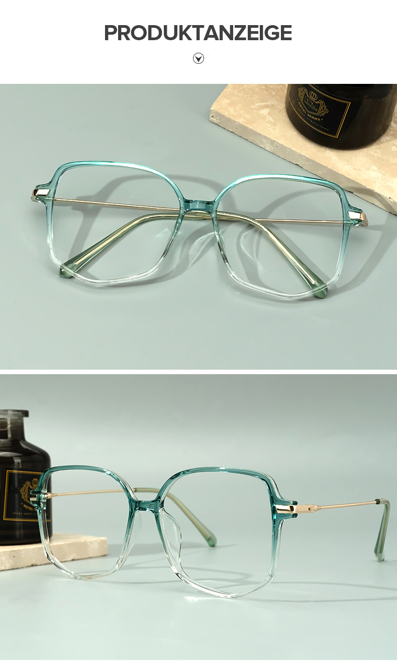 Payton Grün Geometrisch Brille