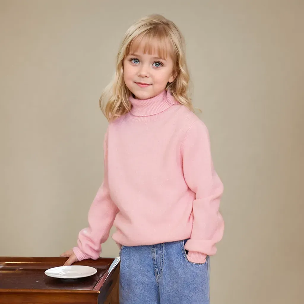 Durable Kid's Wool Sweater REAL SILK LIFE