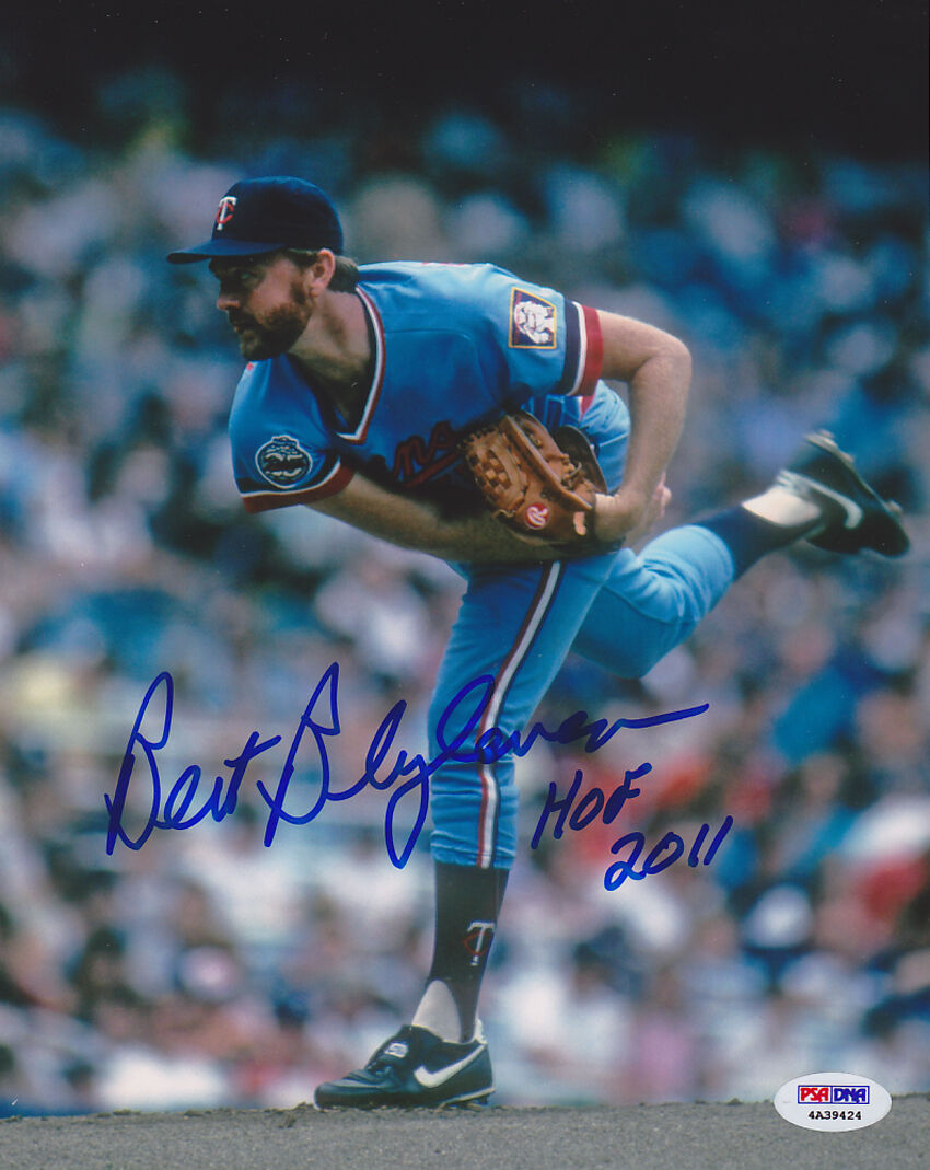 Bert Blyleven SIGNED 8x10 Photo Poster painting + HOF 2011 Twins ITP PSA/DNA AUTOGRAPHED