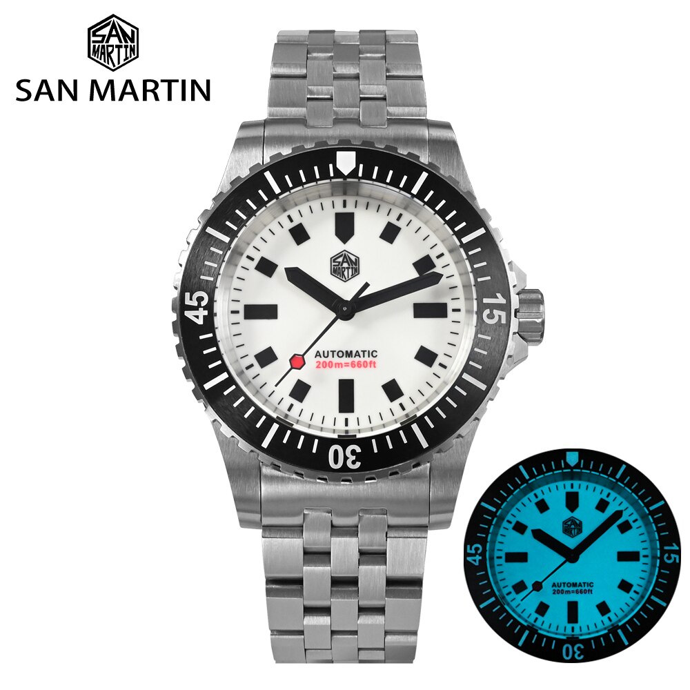 San Martin Men Diving Watch 41mm Miyota 8215 Original Design Automatic ...