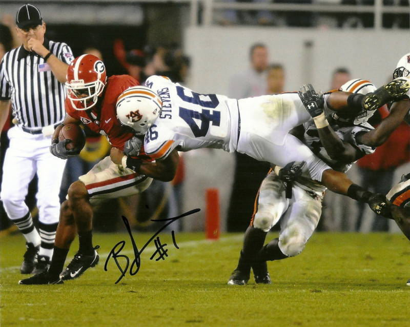 BRANDEN SMITH SIGNED GEORGIA BULLDOGS 8X10 Photo Poster painting COA