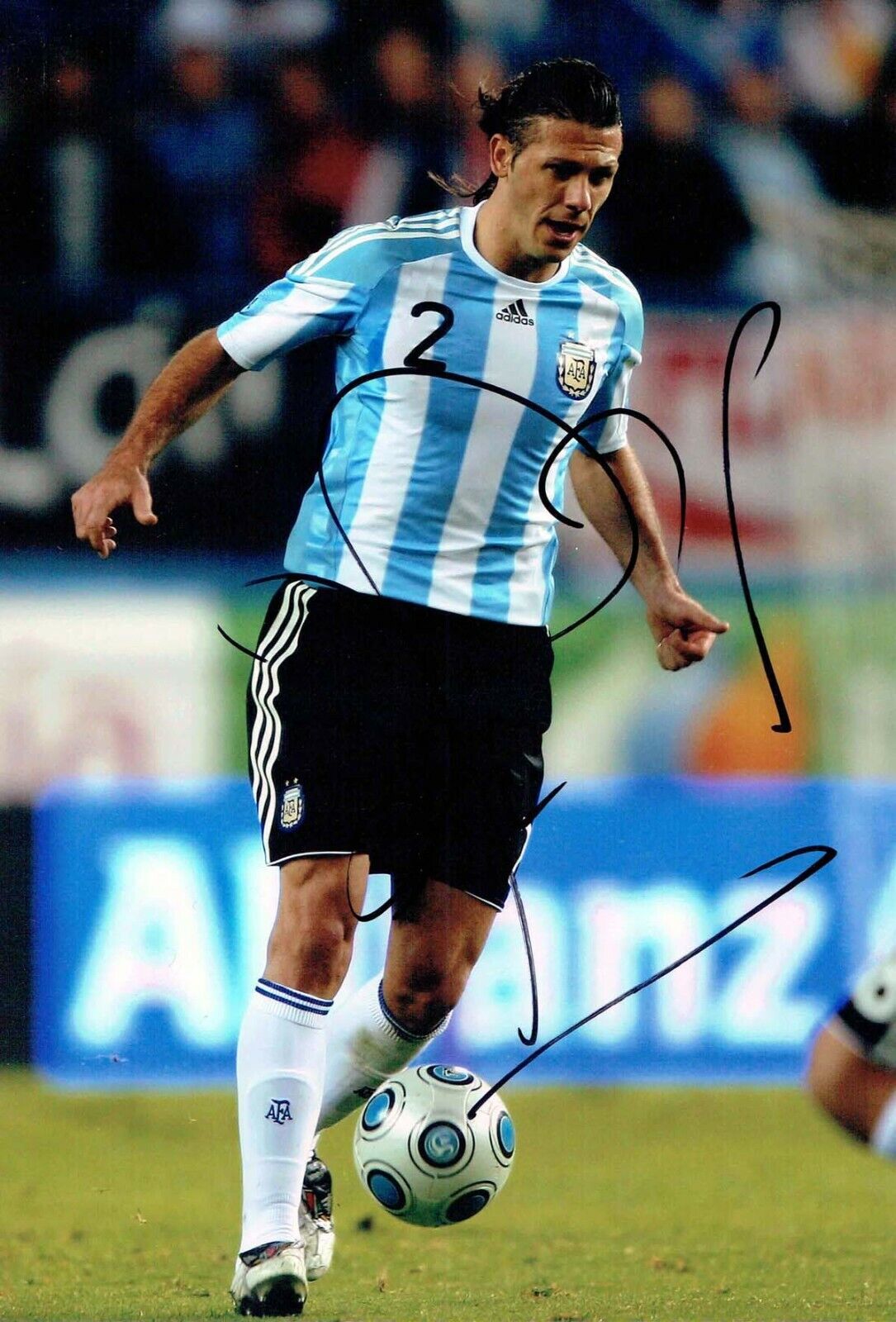 Martin DEMICHELIS Signed Autograph 12x8 Photo Poster painting AFTAL COA Argentina Football