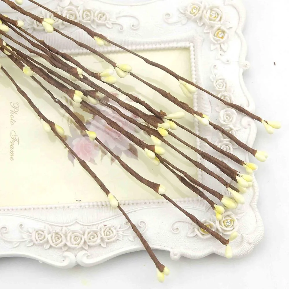 10pcs cheap 40CM artificial branch flower wedding decoration DIY clip art flower craft ornaments fake flowers