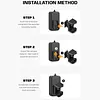 Instrument Microphone Adjustable Clip-On Pickup High-Fidelity Violin Performance Wireless Microphone Rechargeable Professional Sound Pickup for Violin Saxophone Brass Wind Instruments