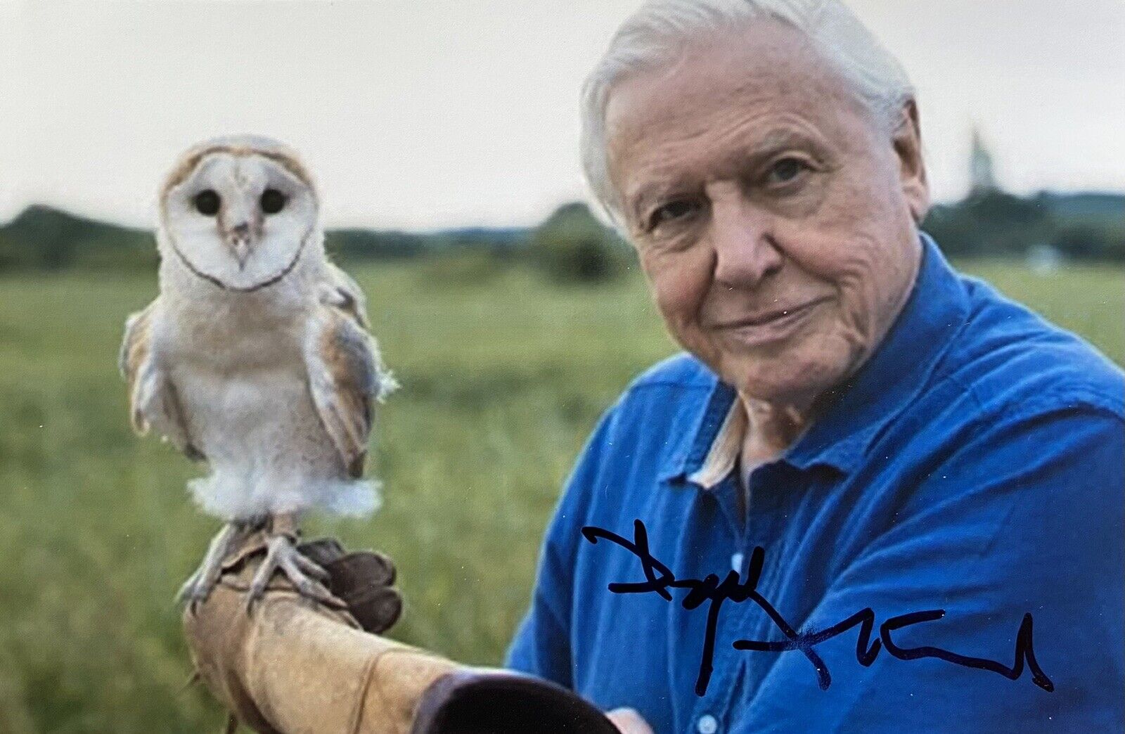 Sir David Attenborough Genuine Hand Signed 6x4 Photo Poster painting 8