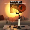 Smart Desk Lamp, RGB Color Sunset Light And Ambient Light,Rotatable And Adjustable, Music Sync, Voice And Remote And APP Control, Works With Alexa And Google Assistant, Suitable For Desk And Living Room Work Reading Lamp Bedside Night Lig