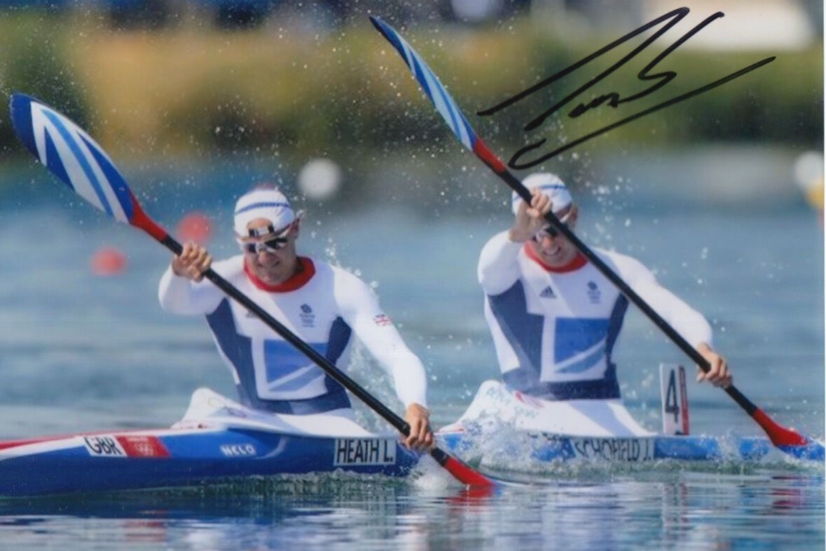 JON SCHOFIELD HAND SIGNED GREAT BRITAIN OLYMPICS 6X4 Photo Poster painting 2.